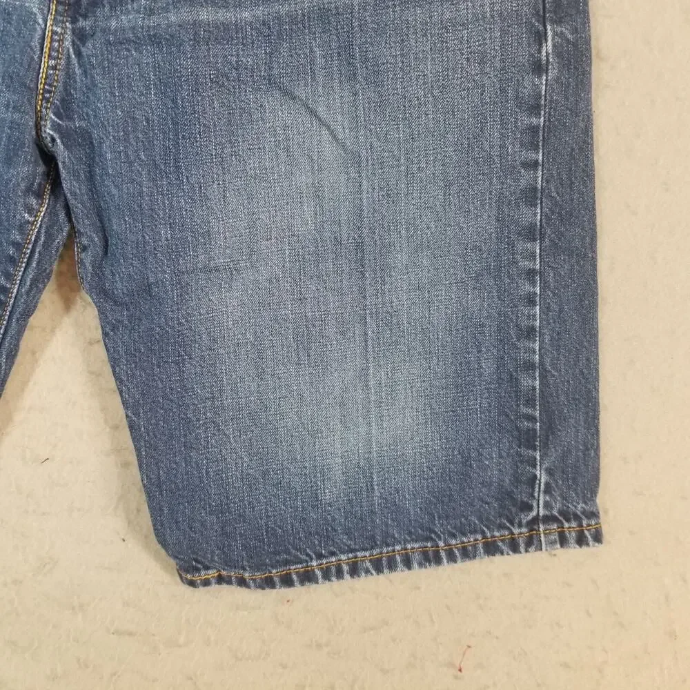 Levi's 569 shorts‎ men's 32x11 relaxed fit blue denim outdoor retro